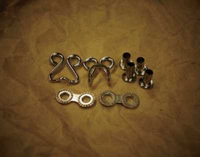 W-A2CH Set d’agrafes de col A-2 (œillet 6 mm/8 mm)