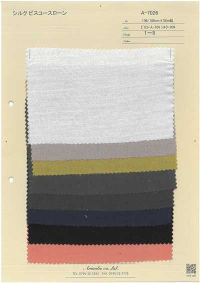A-7026 Batiste en soie et viscose