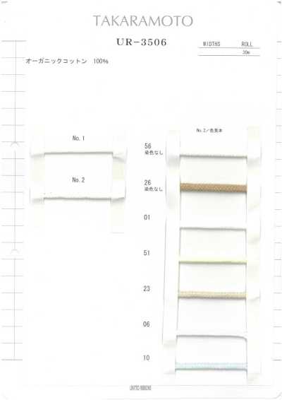 UR-3506 Carte d'échantillons