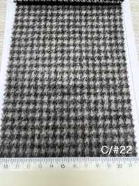 85352 Re WOOL Chambray à Carreaux Shaggy[Fabrication De Textile] Parika Sous-photo