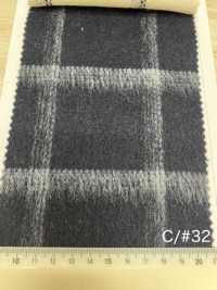 85352 Re WOOL Chambray à Carreaux Shaggy[Fabrication De Textile] Parika Sous-photo