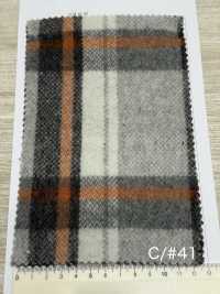 85352 Re WOOL Chambray à Carreaux Shaggy[Fabrication De Textile] Parika Sous-photo