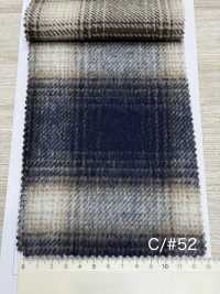 85352 Re WOOL Chambray à Carreaux Shaggy[Fabrication De Textile] Parika Sous-photo