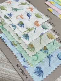 850511 Gaze Double SEVENBERRY® Soft Touch Banane Et Dinosaure[Fabrication De Textile] VANCET Sous-photo