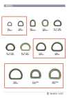 D-RING Anneau demi-lune standard