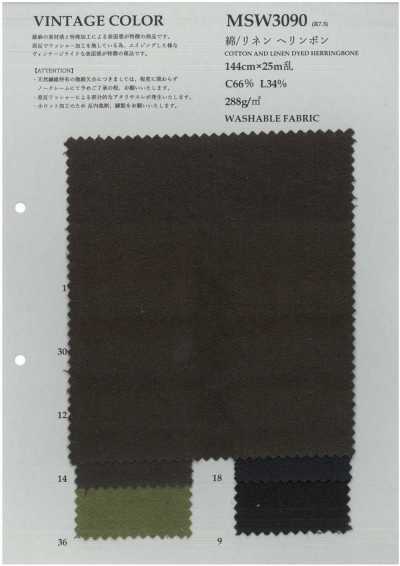MSW3090 Chevron coton/lin