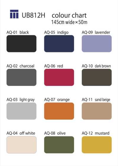 UB812H Taffetas éco en polyester déperlant