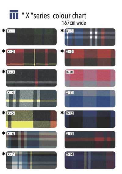X-SERIES Textile en taffetas polyester teint en fil déperlant