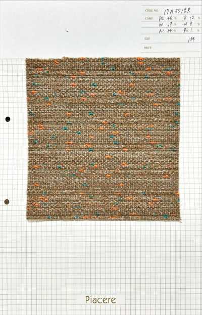 17A5018R Tweed à nœuds colorés