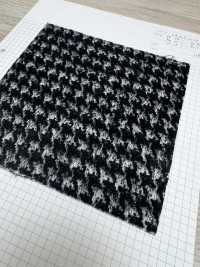 24A5121E Jacquard Shaggy Mohair Pied-de-poule[Fabrication De Textile] Piacere Sous-photo