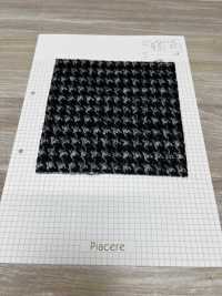 24A5121E Jacquard Shaggy Mohair Pied-de-poule[Fabrication De Textile] Piacere Sous-photo