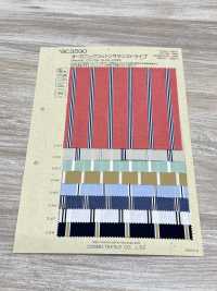 BC3590 Rayures En Satin De Coton Biologique[Fabrication De Textile] COSMO TEXTILE Sous-photo