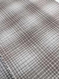 35514 Boulette En Coton/soie Noil Lawn Ombre Check[Fabrication De Textile] SUNWELL Sous-photo