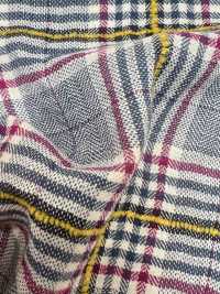 14416 Fuwa. Coton Froncé, Chevrons, Fil Mohair, Carreaux[Fabrication De Textile] SUNWELL Sous-photo
