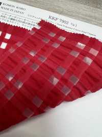 KKF7902 T/C Check Organza[Fabrication De Textile] Uni Textile(Atelier Komon) Sous-photo