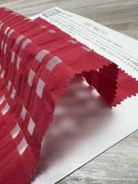KKF7902 T/C Check Organza[Fabrication De Textile] Uni Textile(Atelier Komon) Sous-photo