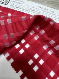 KKF7902 T/C Check Organza[Fabrication De Textile] Uni Textile(Atelier Komon) Sous-photo