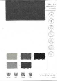 16418 Tweed Monotone // DOUBLURE BROSSÉE TWEED MONOTONE T/R[Fabrication De Textile] SASAKISELLM Sous-photo