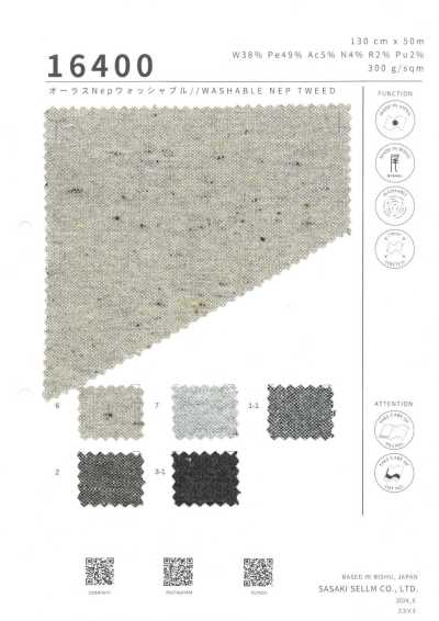 16400 Auras Tweed nép lavable