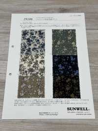 19186 Chemise En Velours Côtelé Unicolore à Imprimé Floral[Fabrication De Textile] SUNWELL Sous-photo