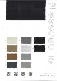 23117 Ramirez // TISSU POLYESTER SIMILAIRE LIN[Fabrication De Textile] SASAKISELLM Sous-photo