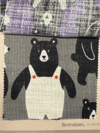 850521 SEVENBERRY® Linen-like Love Mechakuma Wonderland[Fabrication De Textile] VANCET Sous-photo