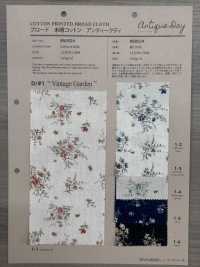 850524 SEVENBERRY® Coton écru Antique Day Vintage Garden[Fabrication De Textile] VANCET Sous-photo