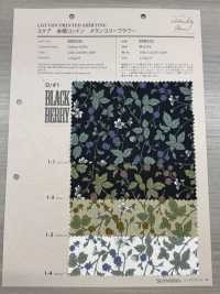 850531 SEVENBERRY® Pelouse De Coton Non Blanchi Fleur De Mélancolie Mûre[Fabrication De Textile] VANCET Sous-photo
