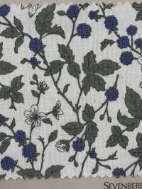 850531 SEVENBERRY® Pelouse De Coton Non Blanchi Fleur De Mélancolie Mûre[Fabrication De Textile] VANCET Sous-photo