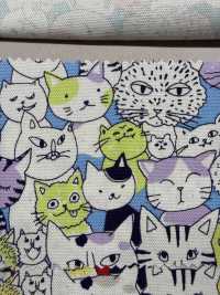 850536 SEVENBERRY® Oxford Coton écru Nyan Comics[Fabrication De Textile] VANCET Sous-photo