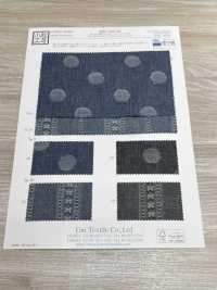 KYC240-58-D9 Salopette Jacquard Fil Teint 30x20, Grande Largeur[Fabrication De Textile] Uni Textile(Atelier Komon) Sous-photo