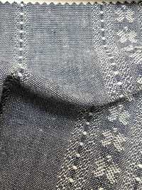 KYC240-58-D10 Salopette Jacquard Fil Teint 30x20, Grande Largeur[Fabrication De Textile] Uni Textile(Atelier Komon) Sous-photo