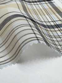 KYC326-D2 T/C Organza Teint En Fil à Carreaux[Fabrication De Textile] Uni Textile(Atelier Komon) Sous-photo