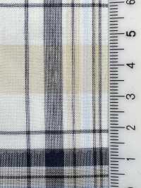 KYC326-D2 T/C Organza Teint En Fil à Carreaux[Fabrication De Textile] Uni Textile(Atelier Komon) Sous-photo