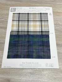 KYC326-D2 T/C Organza Teint En Fil à Carreaux[Fabrication De Textile] Uni Textile(Atelier Komon) Sous-photo
