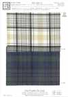 KYC326-D2 Organza à carreaux teint en fil polyester/coton