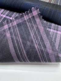 KYC326-D1 T/C Organza Teint En Fil à Carreaux[Fabrication De Textile] Uni Textile(Atelier Komon) Sous-photo
