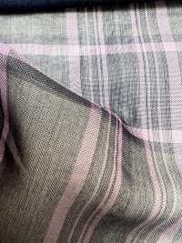KYC326-D1 T/C Organza Teint En Fil à Carreaux[Fabrication De Textile] Uni Textile(Atelier Komon) Sous-photo