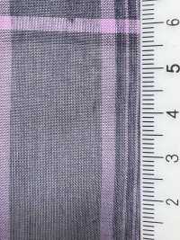 KYC326-D1 T/C Organza Teint En Fil à Carreaux[Fabrication De Textile] Uni Textile(Atelier Komon) Sous-photo