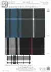 KYC413-W-D1 Tissu typewriter à carreaux polyester/coton teint en fil