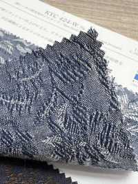 KYC424-W-D1 Coton Rayonne Lin Fil Teint Jacquard[Fabrication De Textile] Uni Textile(Atelier Komon) Sous-photo