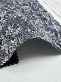 KYC424-W-D1 Coton Rayonne Lin Fil Teint Jacquard[Fabrication De Textile] Uni Textile(Atelier Komon) Sous-photo