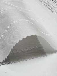 KKC838HW-D2 Tricot Gaufré Blanc En Coton[Fabrication De Textile] Uni Textile(Atelier Komon) Sous-photo