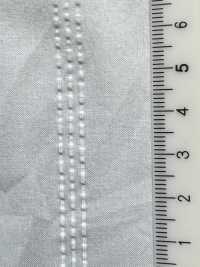 KKC838HW-D2 Tricot Gaufré Blanc En Coton[Fabrication De Textile] Uni Textile(Atelier Komon) Sous-photo