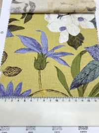 1026-705-1 Loomstate En Lin Avec Fleurs Gravées[Fabrication De Textile] HOKKOH Sous-photo