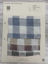 A-7059 Lin Européen à Carreaux Naturels[Fabrication De Textile] ARINOBE Sous-photo
