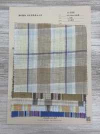 A-5108 100 % Lin, Carreaux Madras[Fabrication De Textile] ARINOBE Sous-photo