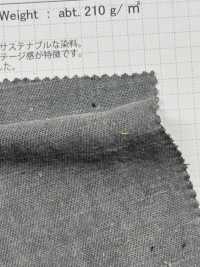 OS2240 Gabardine CHANVRE/C Tanin De Kaki, Teinture Au Charbon[Fabrication De Textile] SHIBAYA Sous-photo