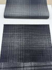 SBA8169 Velours Côtelé Noir Sulfurisé Teint En Fil[Fabrication De Textile] SHIBAYA Sous-photo