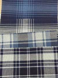 SBA8164 Velours Côtelé Indigo Teint En Fil[Fabrication De Textile] SHIBAYA Sous-photo